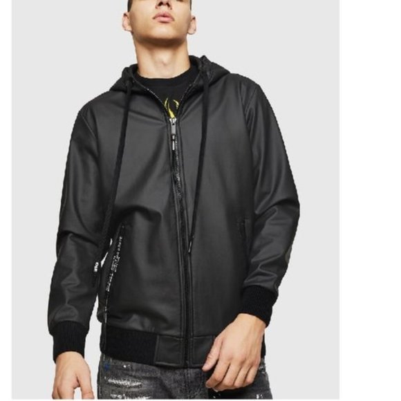 Diesel Hooded Bomber Jacket - Picture 1 of 11